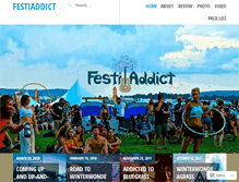 Tablet Screenshot of festiaddict.com